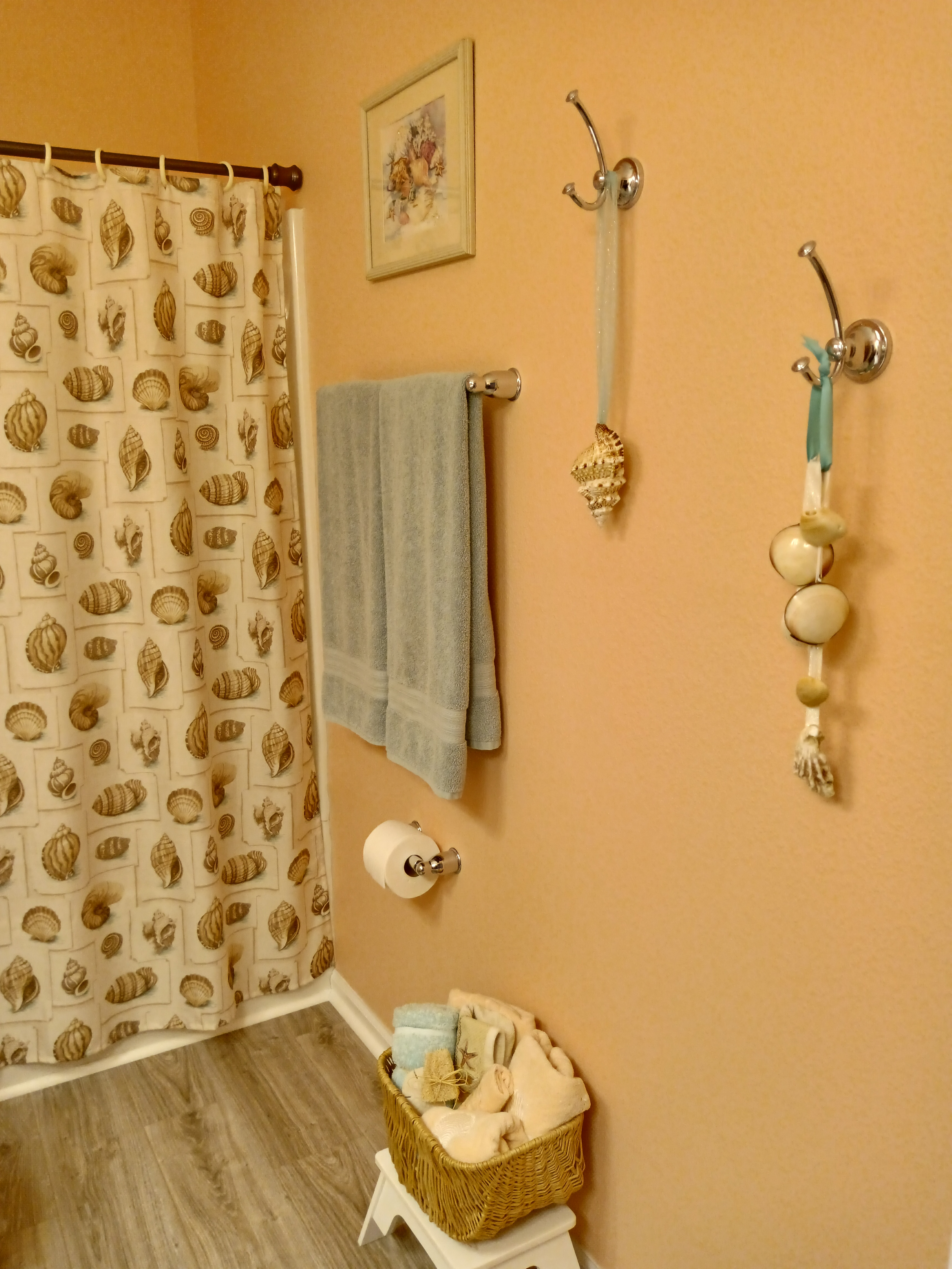 Coastal bathroom decor